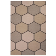 Jaipur Beehive Rug from En Casa By Luli Sanchez - Aluminum